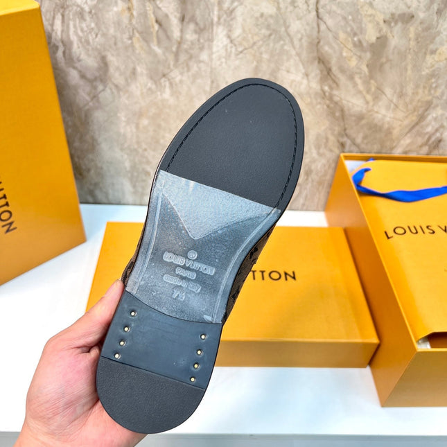 LV EASY MULE BLACK MONOGRAM CALFSKIN