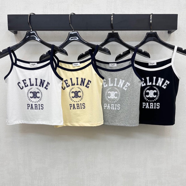 CELINE SPAGHETTI STRAP TOP 267825