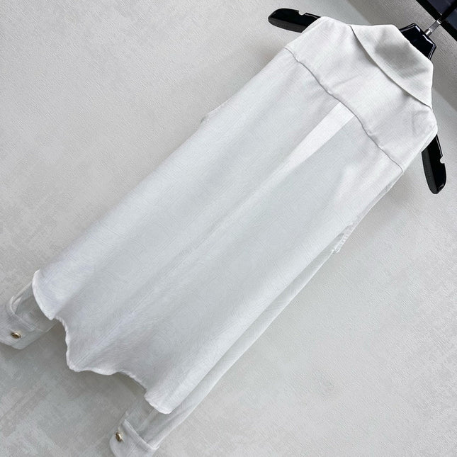 CHANEL 25S COLD-SHOULDER SHIRT 508