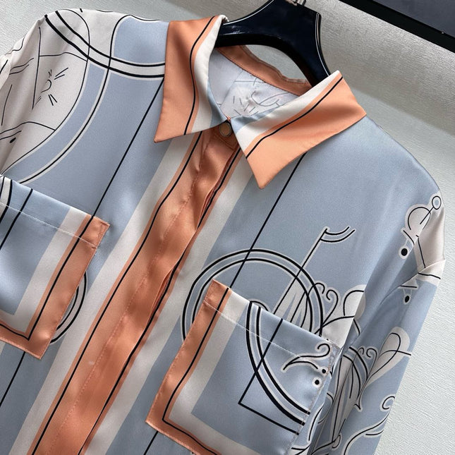 HERMES 26S LONG SLEEVE SHIRT 585
