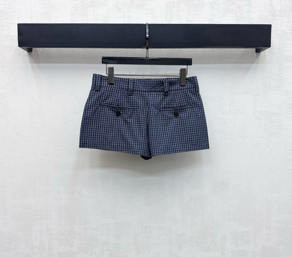 MIUMIU 26S MINI PLAID SKORT 894