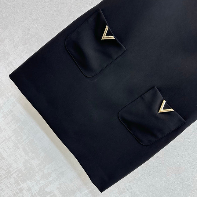 VALENTINO 26S V-NECK DRESS 155