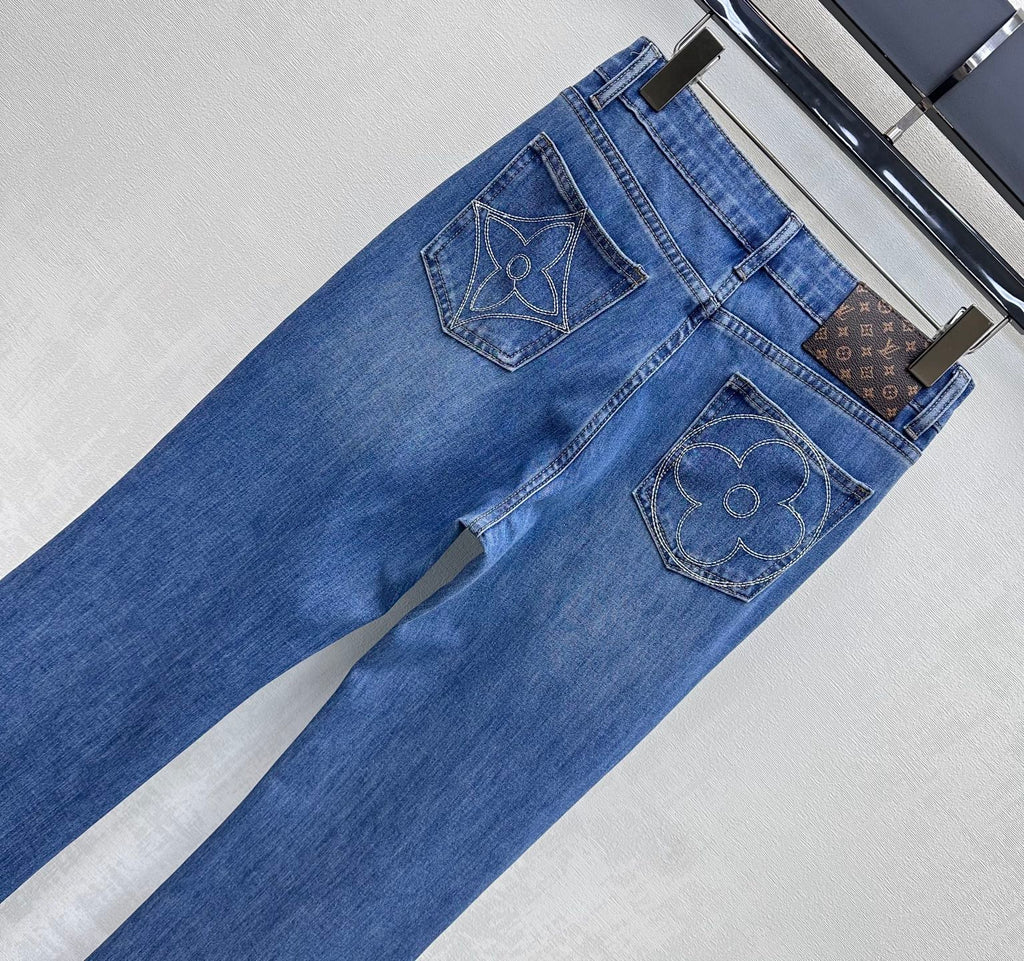 LV 26S FLARED DENIM JEANS STYLE 235