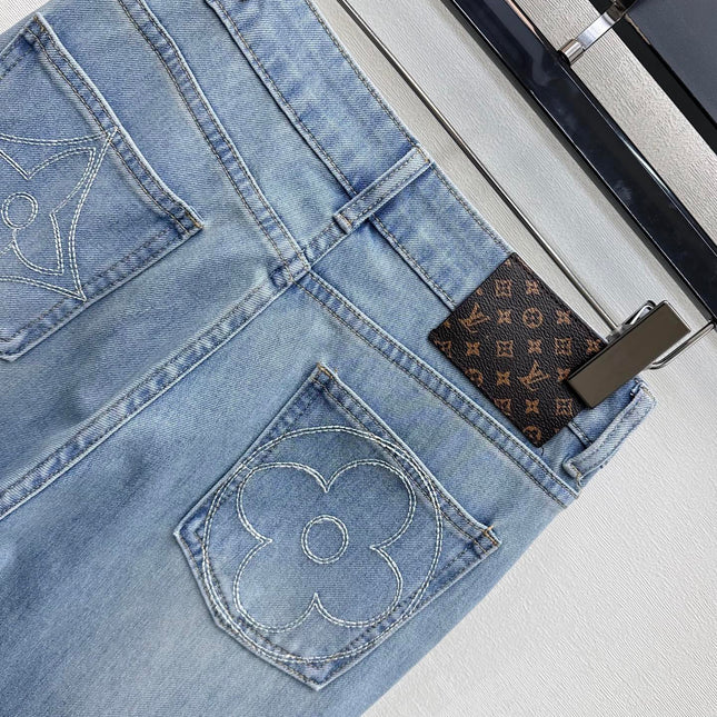LV 26S FLARED DENIM JEANS STYLE 234