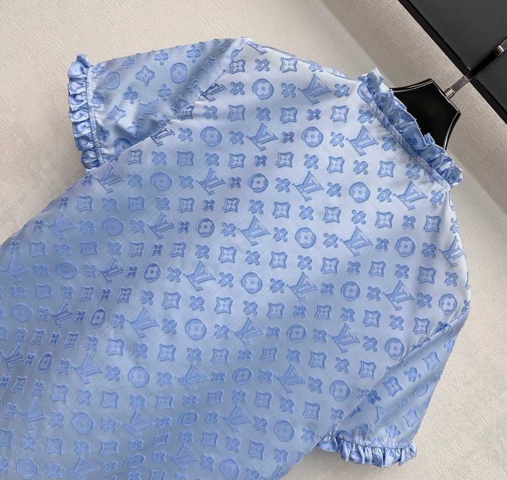 LV 26S SHORT-SLEEVE ZIP-UP SHIRT STYLE 201