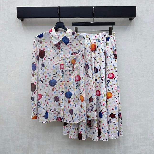 LV 26S PATTERNED LONG-SLEEVE SHIRT STYLE 183