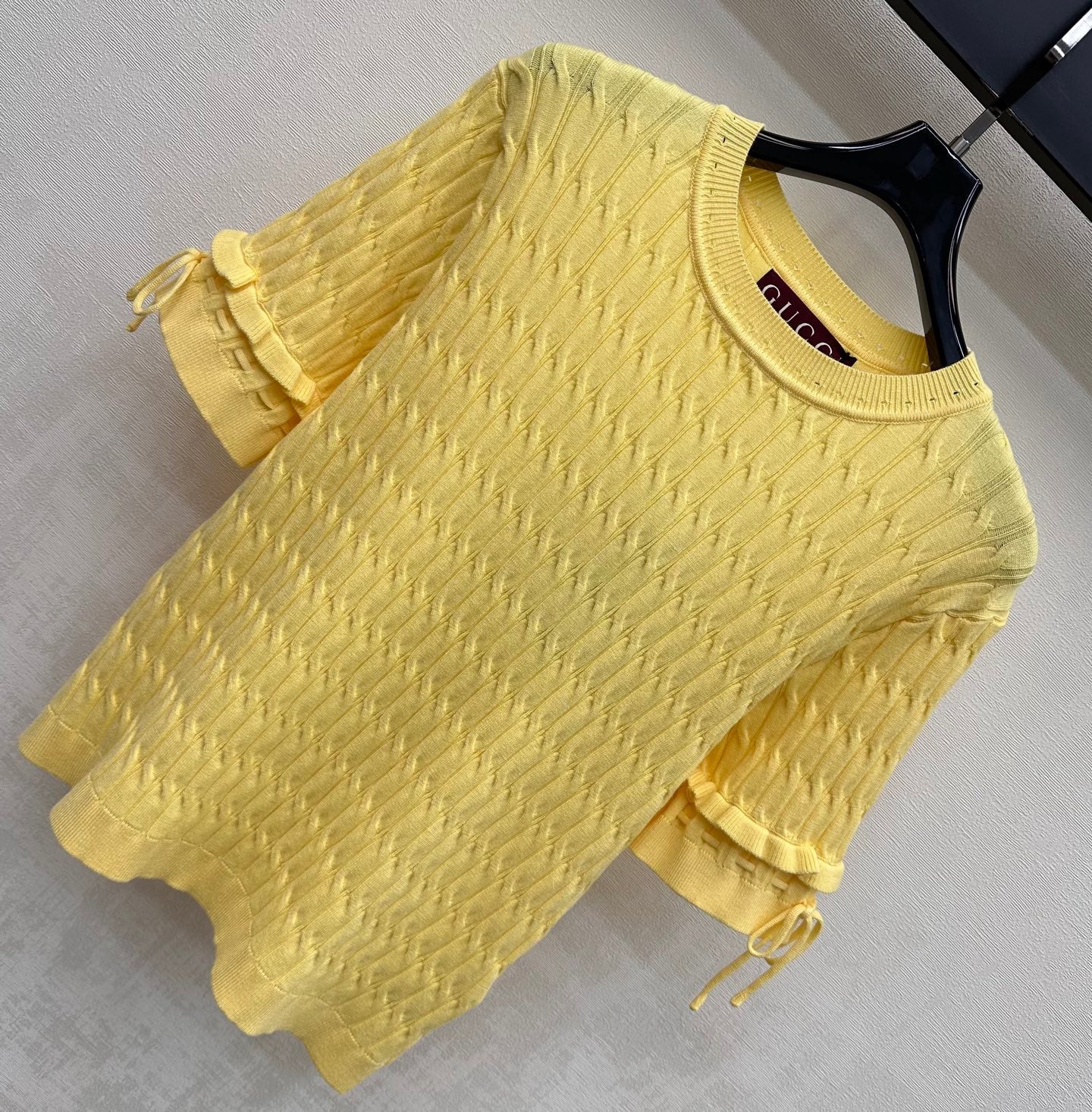 GUCCI 26S SHORT SLEEVE KNIT TOP 355