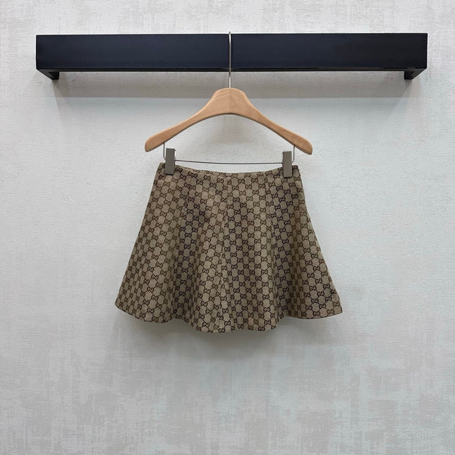 GUCCI 26S PLEATED MINI SKIRT 356