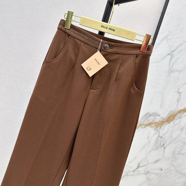 MIUMIU 26S WIDE LEG PANTS 954