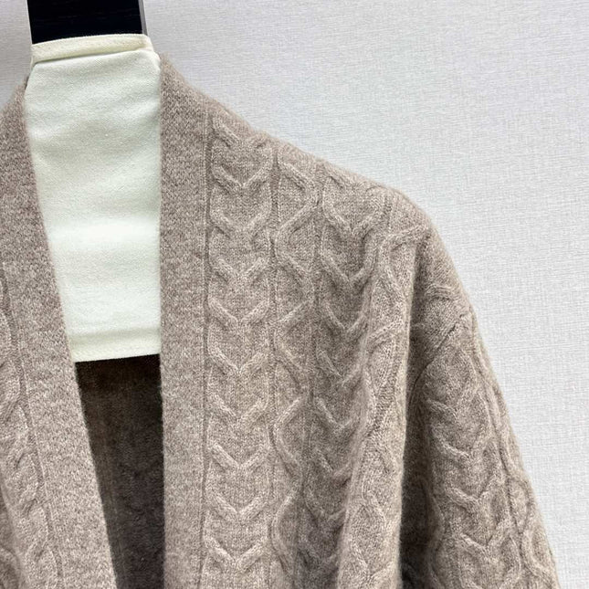 HERMES 25S LONG KNIT CARDIGAN 150
