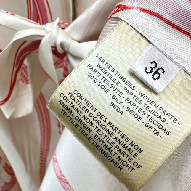 HERMES 25S LONG SILK DRESS 134