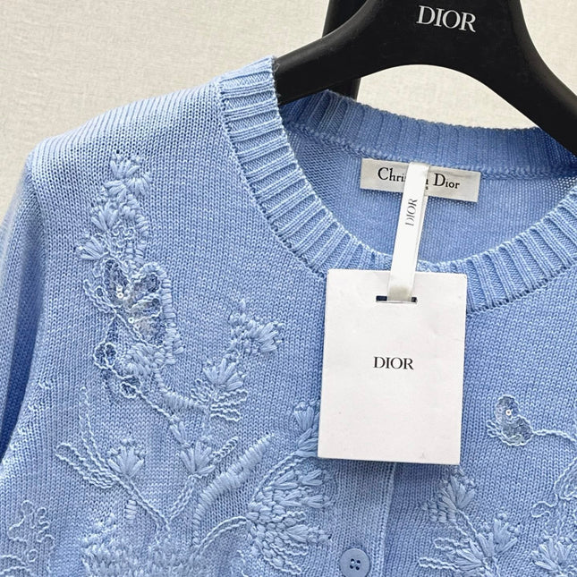 DIOR 25S ROUND-NECK CARDIGAN 540