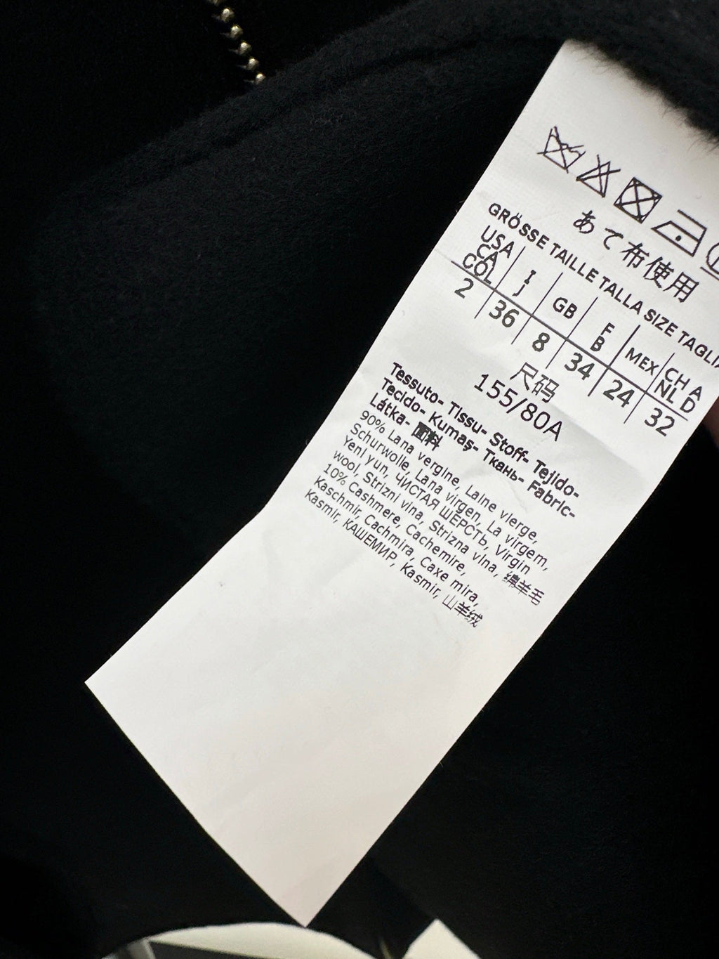 MAX MARA 25S BATWING CAPE COAT 143