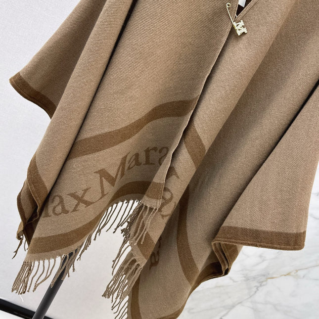 MAX MARA 25S JACQUARD CAPE COAT 009