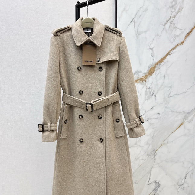 BURBERRY 25S LONG WOOL COAT 286
