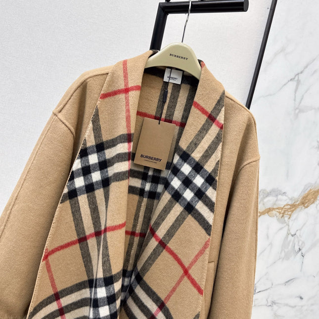 BURBERRY 25S REVERSIBLE KNIT COAT 252