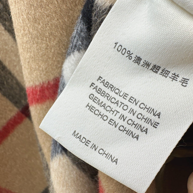 BURBERRY 25S REVERSIBLE KNIT COAT 252