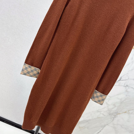 BURBERRY 26S TURTLENECK KNIT DRESS 420