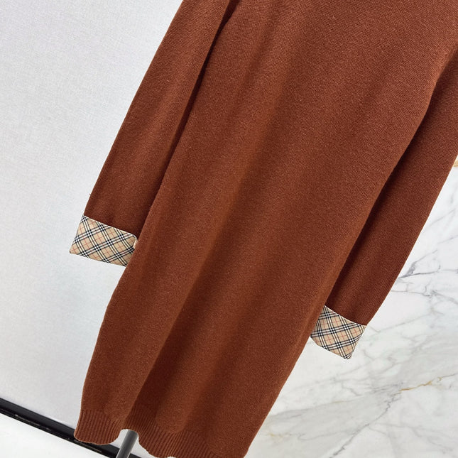 BURBERRY 26S TURTLENECK KNIT DRESS 420