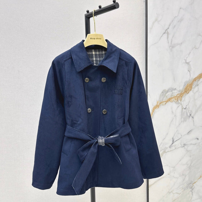 MIUMIU LONG REVERSIBLE COAT STYLE 746