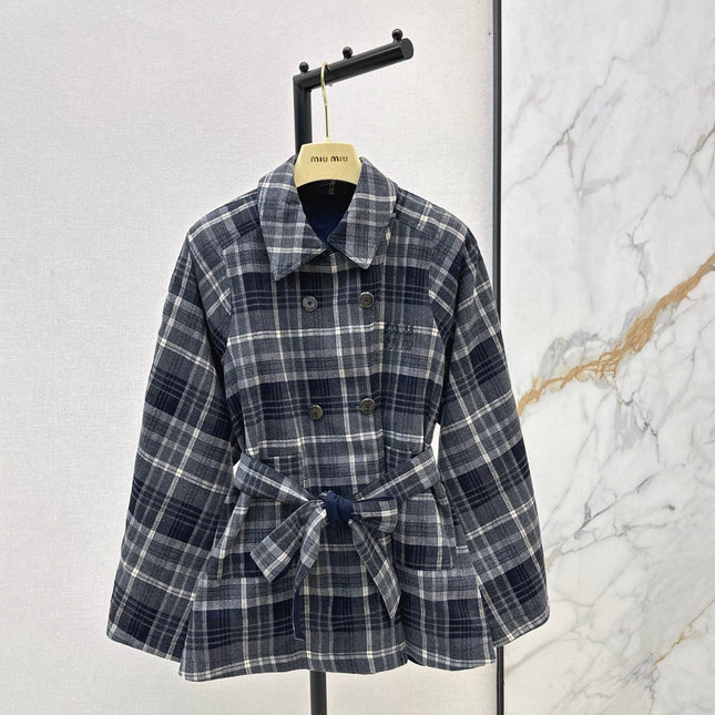 MIUMIU LONG REVERSIBLE COAT STYLE 746