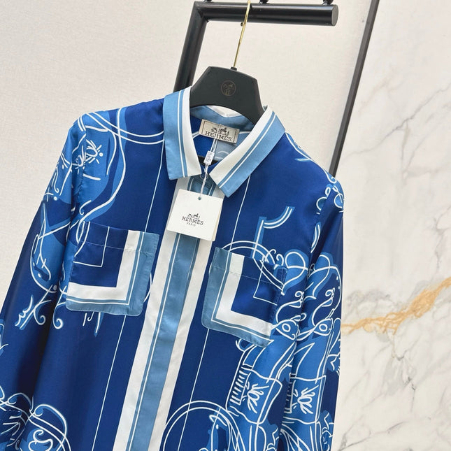 HERMES 25S SILK SHIRT 426