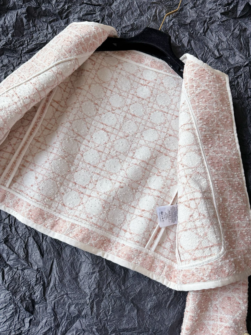 DIOR 25S CANNAGE CROPPED JACKET STYLE 059