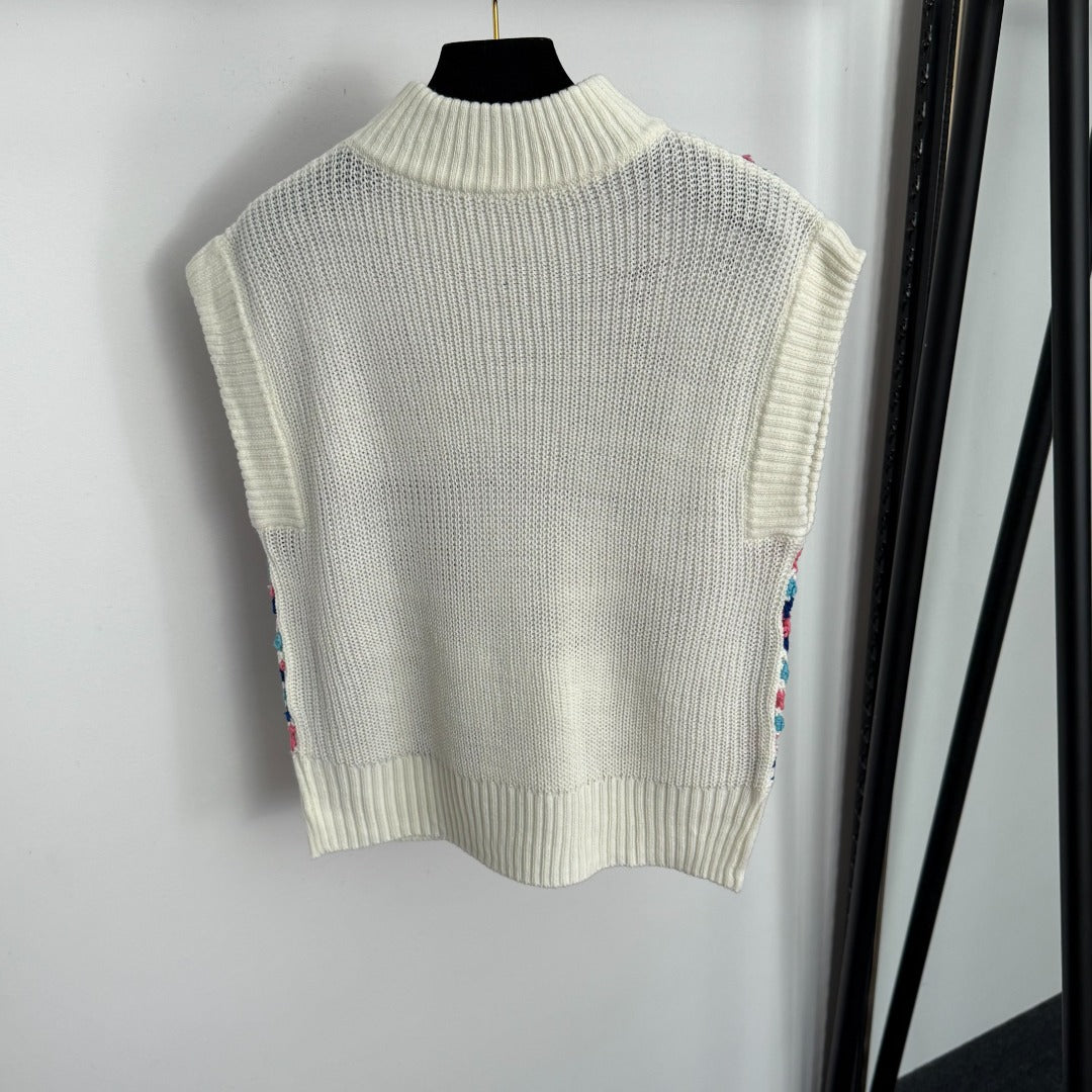 HERMES 25S SLEEVELESS KNITTED VEST 464
