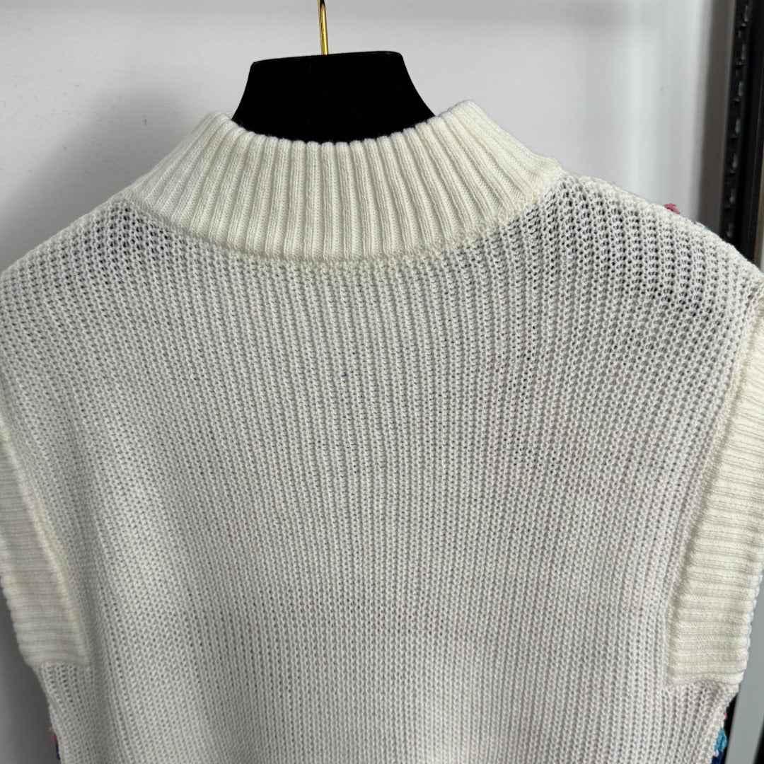 HERMES 25S SLEEVELESS KNITTED VEST 464