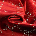 26S RHINESTONE VELVET DRESS 183