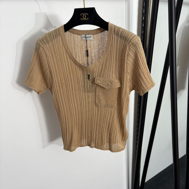 YSL 26S KNIT T-SHIRT 393