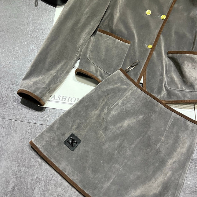 CELINE 26S JACKET AND SKIRT SET 156