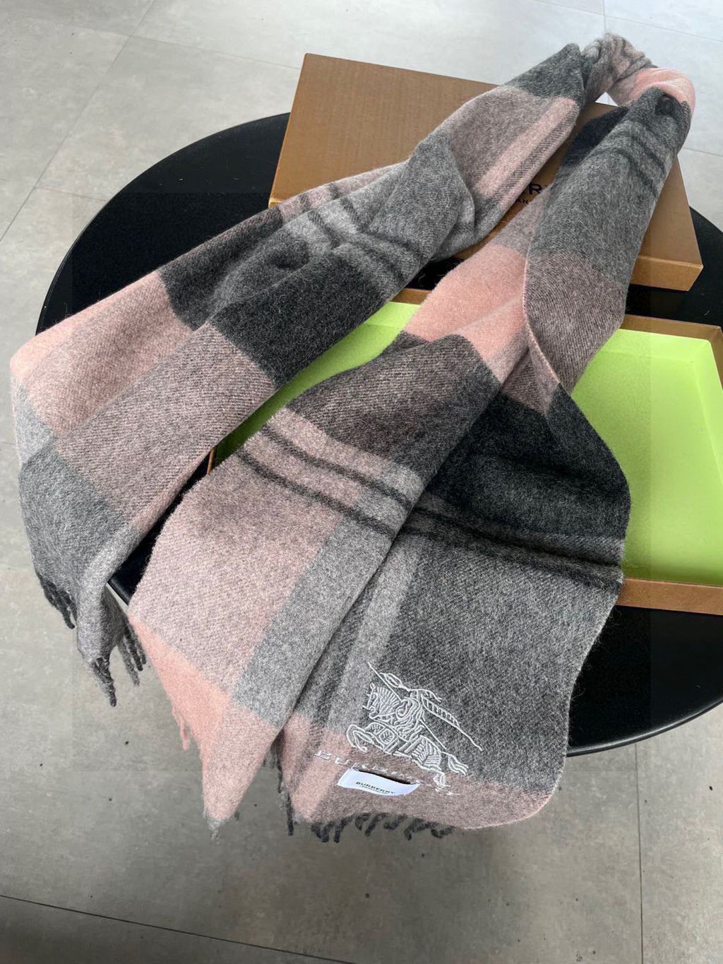 BURBERRY 25S SCARF 200 CM IN CASHMERE 938235