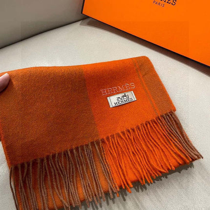 HERMES 25S SCARF 180 IN CASHMERE 989576
