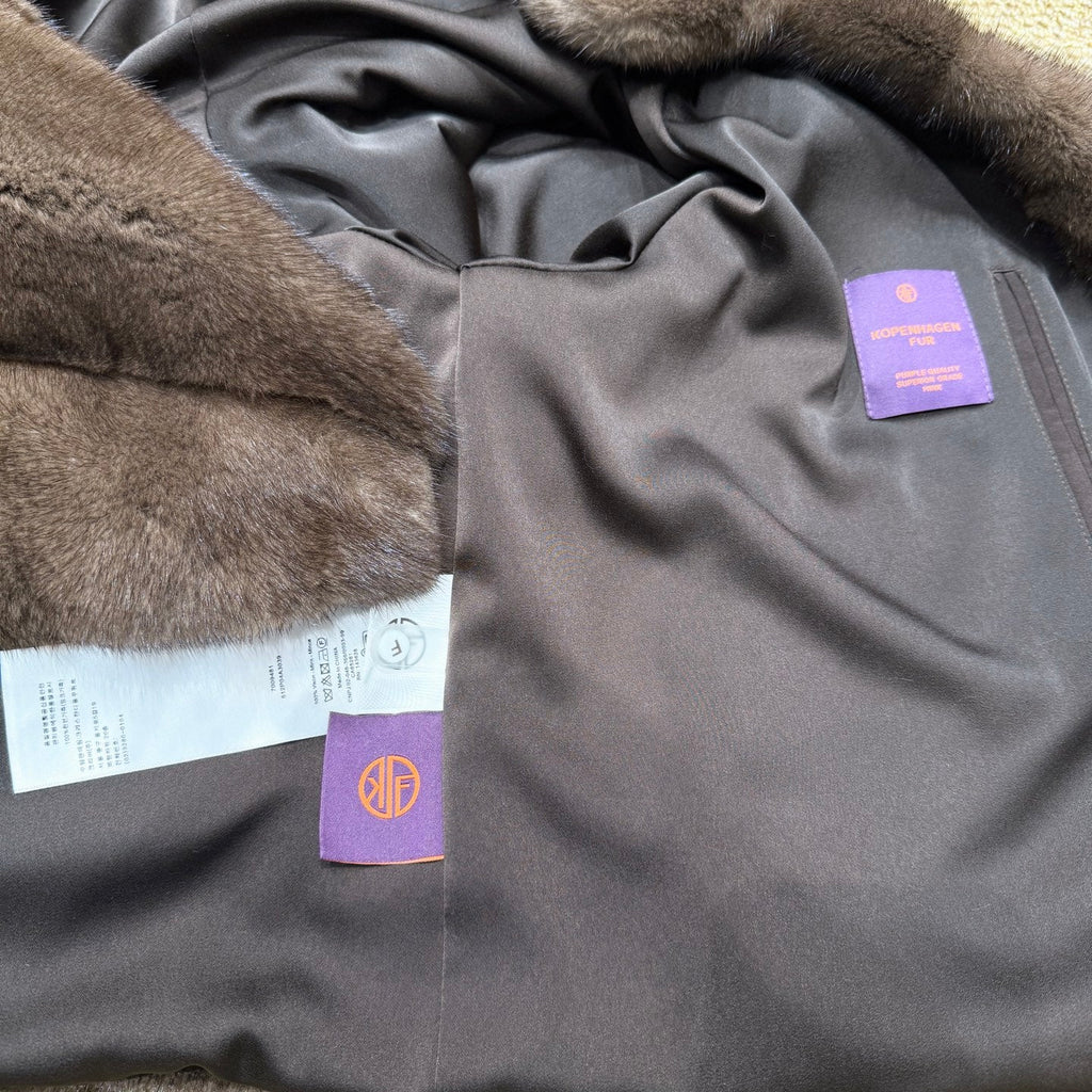 DIOR 25S STAND-COLLAR MINK FUR JACKET 776