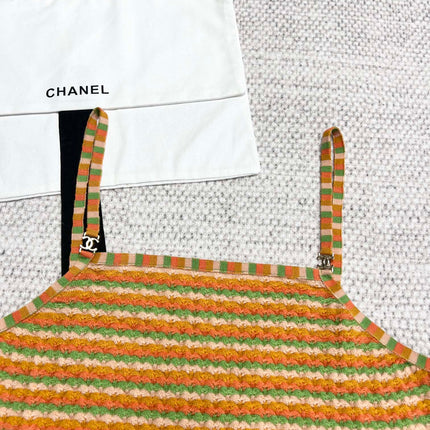 CC Tank Top Multicolor Wool Cashmere