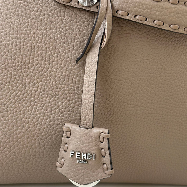 BY THE WAY SELLERIA LARGE 29 BAG IN CEDAR BROWN CALFSKIN