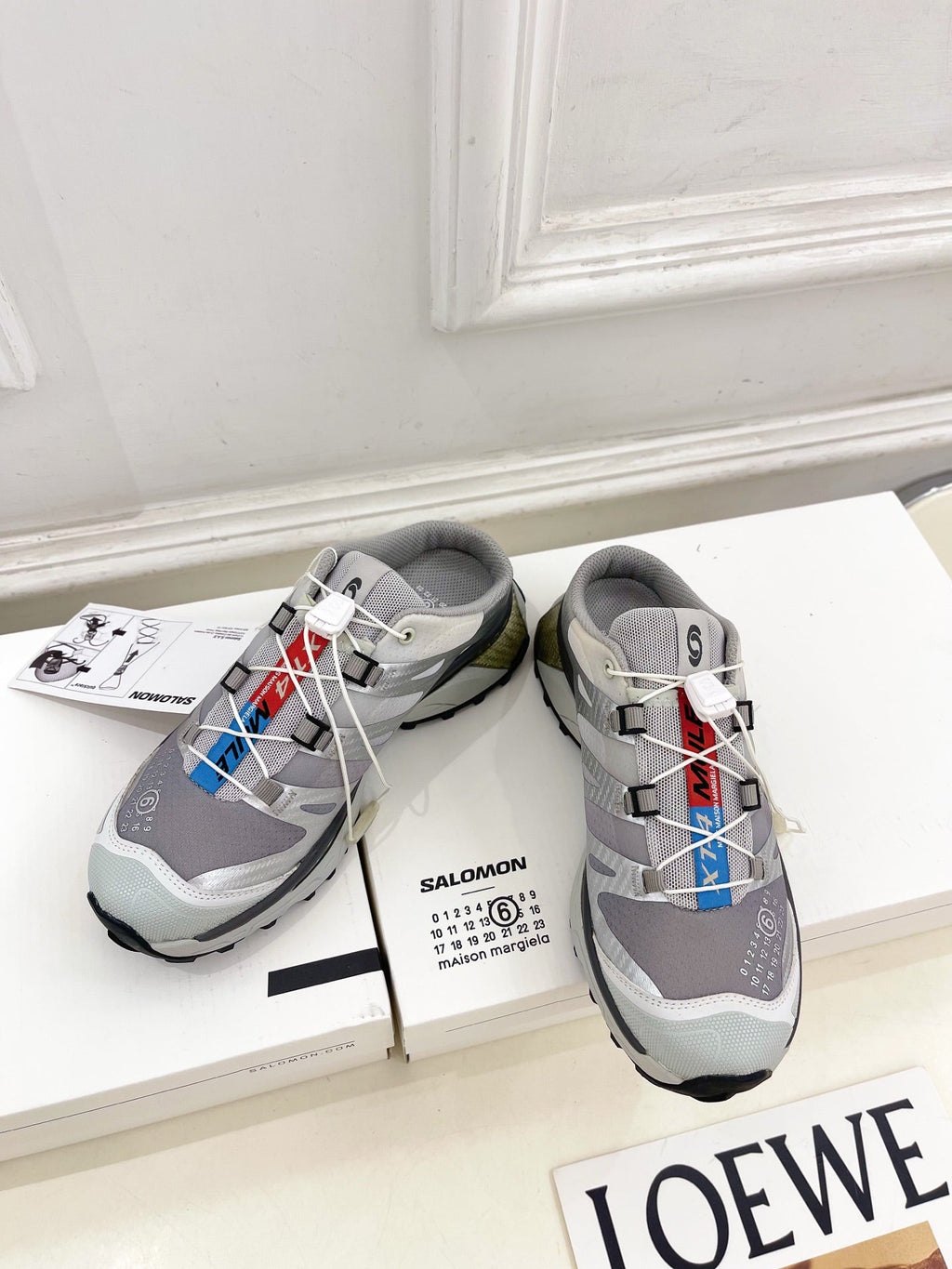 ALO 25S SALOMON XT-6 SNEAKER MULE IN GREY TPU