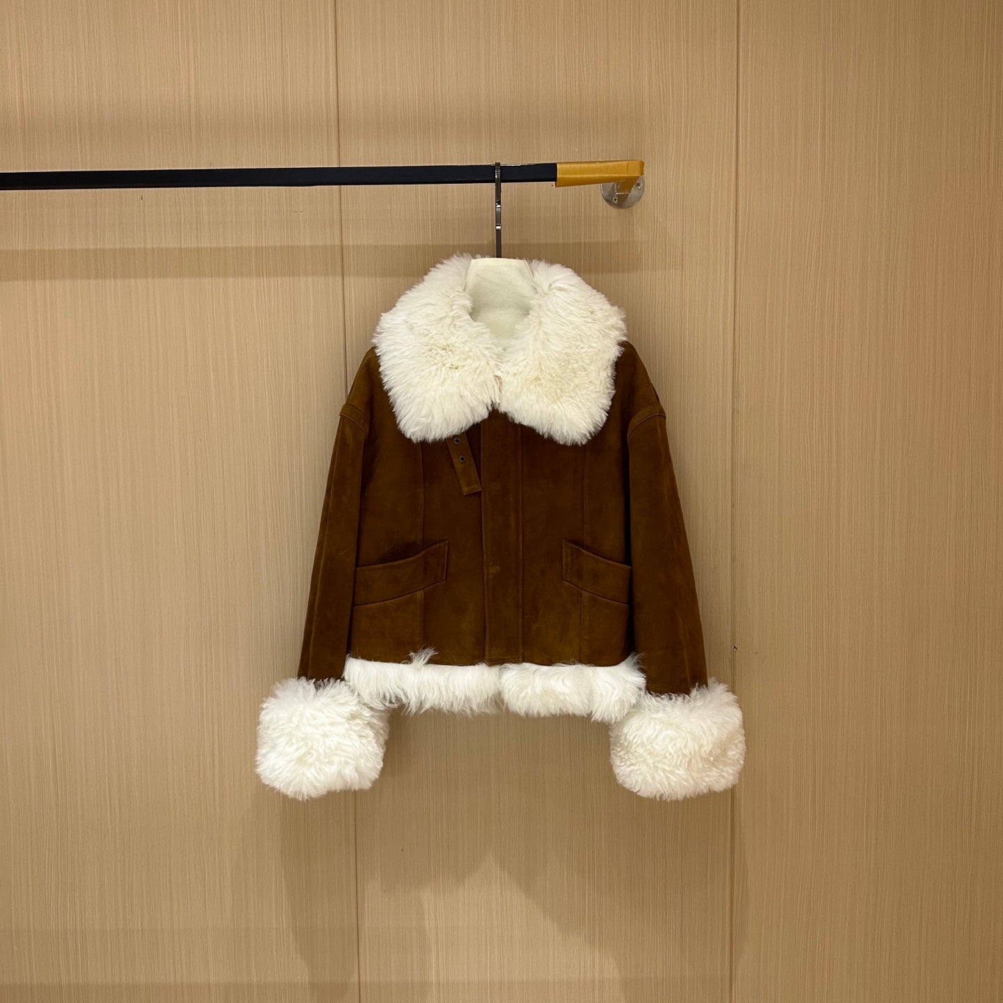 MIUMIU LEATHER DOWN JACKET STYLE 713