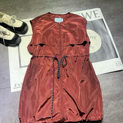 PRADA 26S SLEEVELESS FLARED DRESS 709