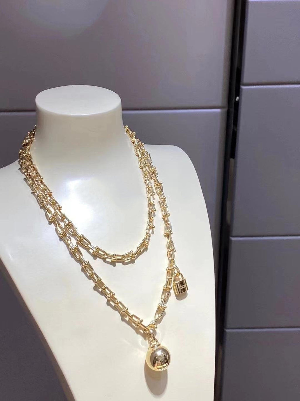 HARDWARE WRAP NECKLACE