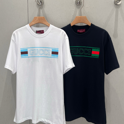 Gucci 25 Print Short Sleeve T-shirt Cotton