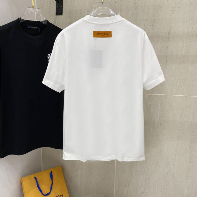 LV T-SHIRT IN WHITE COTTON 239615
