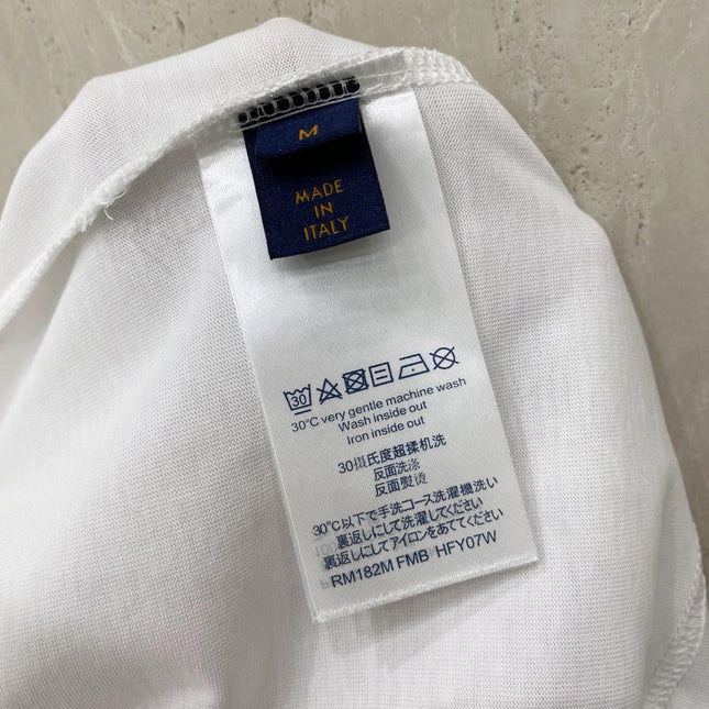 LV T-SHIRT IN WHITE COTTON 239615