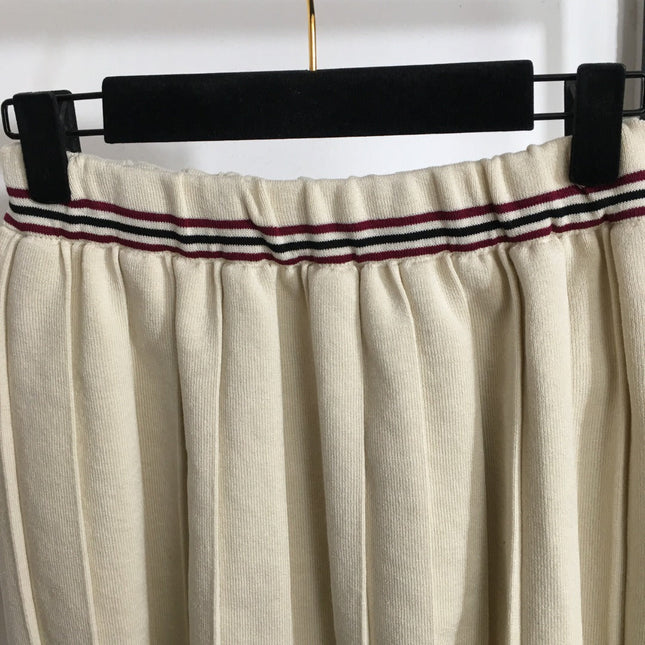 MIUMIU 26S KNITTED MINI PLEATED SKIRT 890