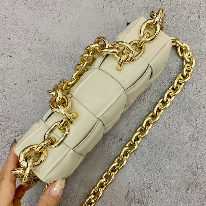 Chain Cass Bag Beige